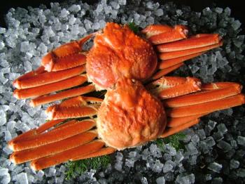 カネヨ木村水産(カネヨ木村水産)/業者様も大歓迎の１０ケースセットの発送です！１箱に約１キロサイズのズワイガニが２尾、こちらが１０ケースになります。【船冷ズワイガニ】　【１匹約１キロのジャンボサイズ】　【ボイル済み】　【船上冷凍】　【数量限定】　【１箱に２尾入ったセット】　【身入８割～９割】　ここまでのサイズの船冷ズワイガニがこの価格ではまず考えられません！！数に限りがありますのでお早めにどうぞ！！！